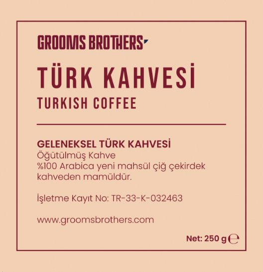 Geleneksel Türk Kahvesi 250 GR / %100 Arabica