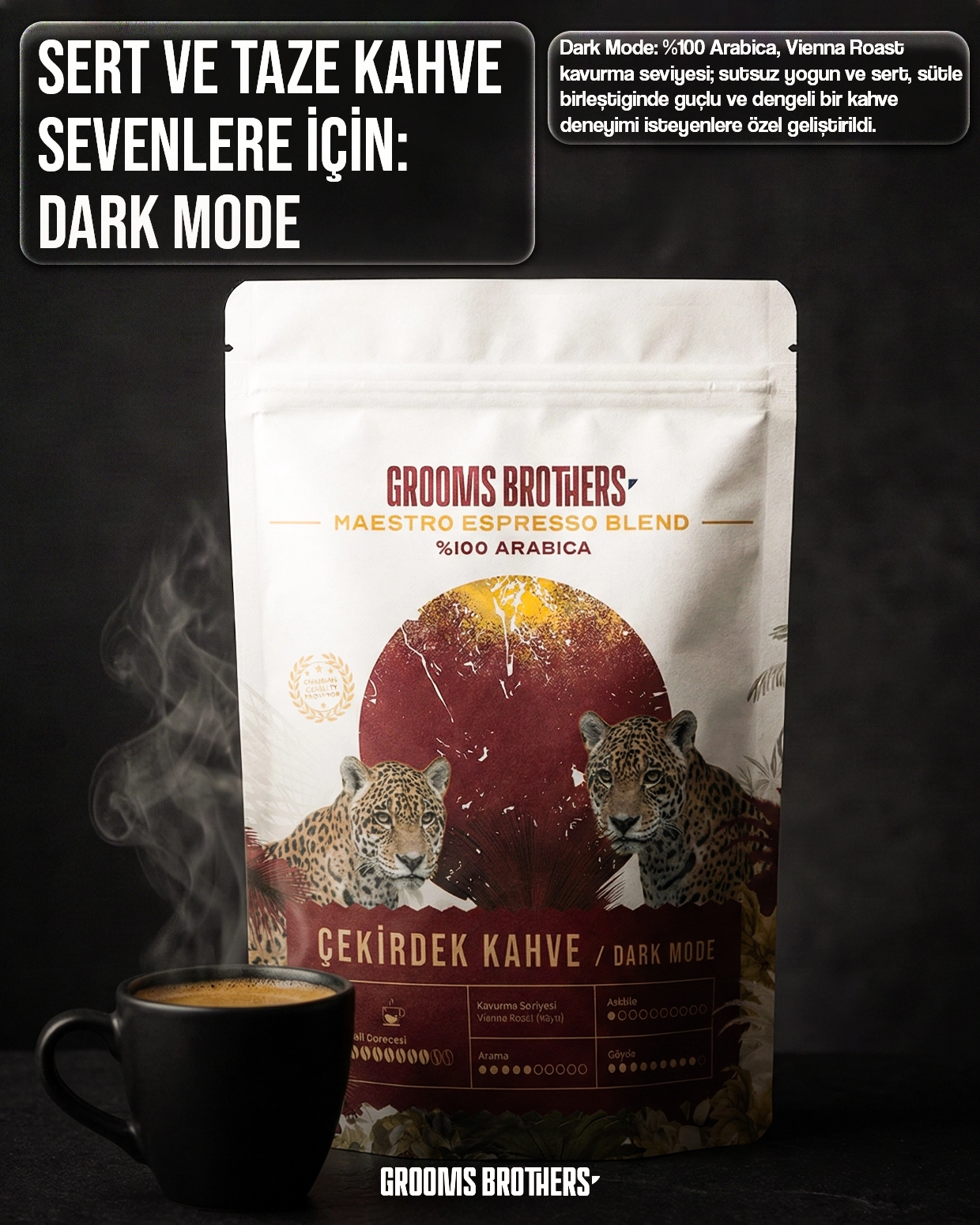 Dark Mode Çekirdek Kahve Espresso Blend 250 GR