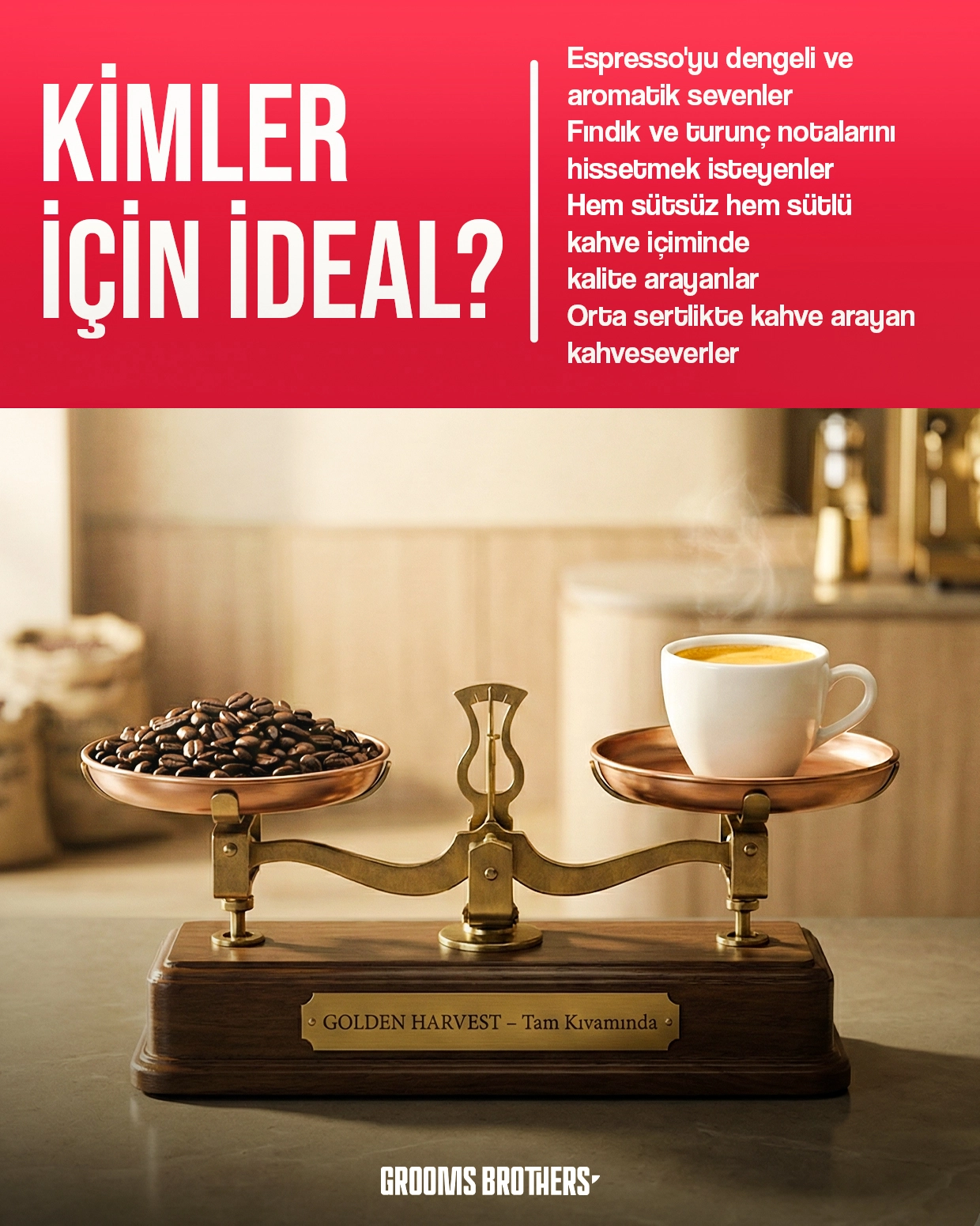 Golden Harvest Çekirdek Kahve Espresso Blend 250 GR
