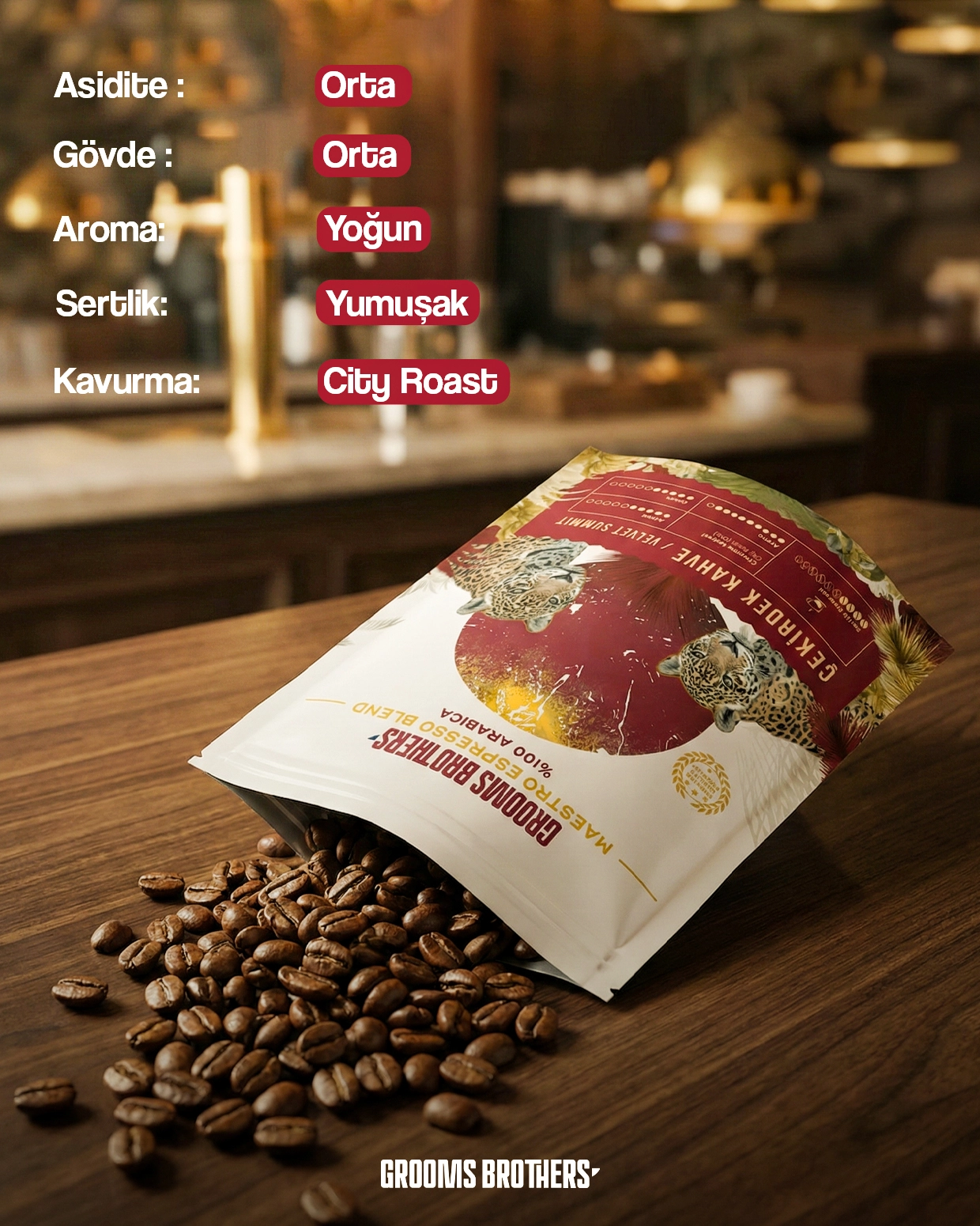 Velvet Summit Çekirdek Kahve Espresso Blend 1KG
