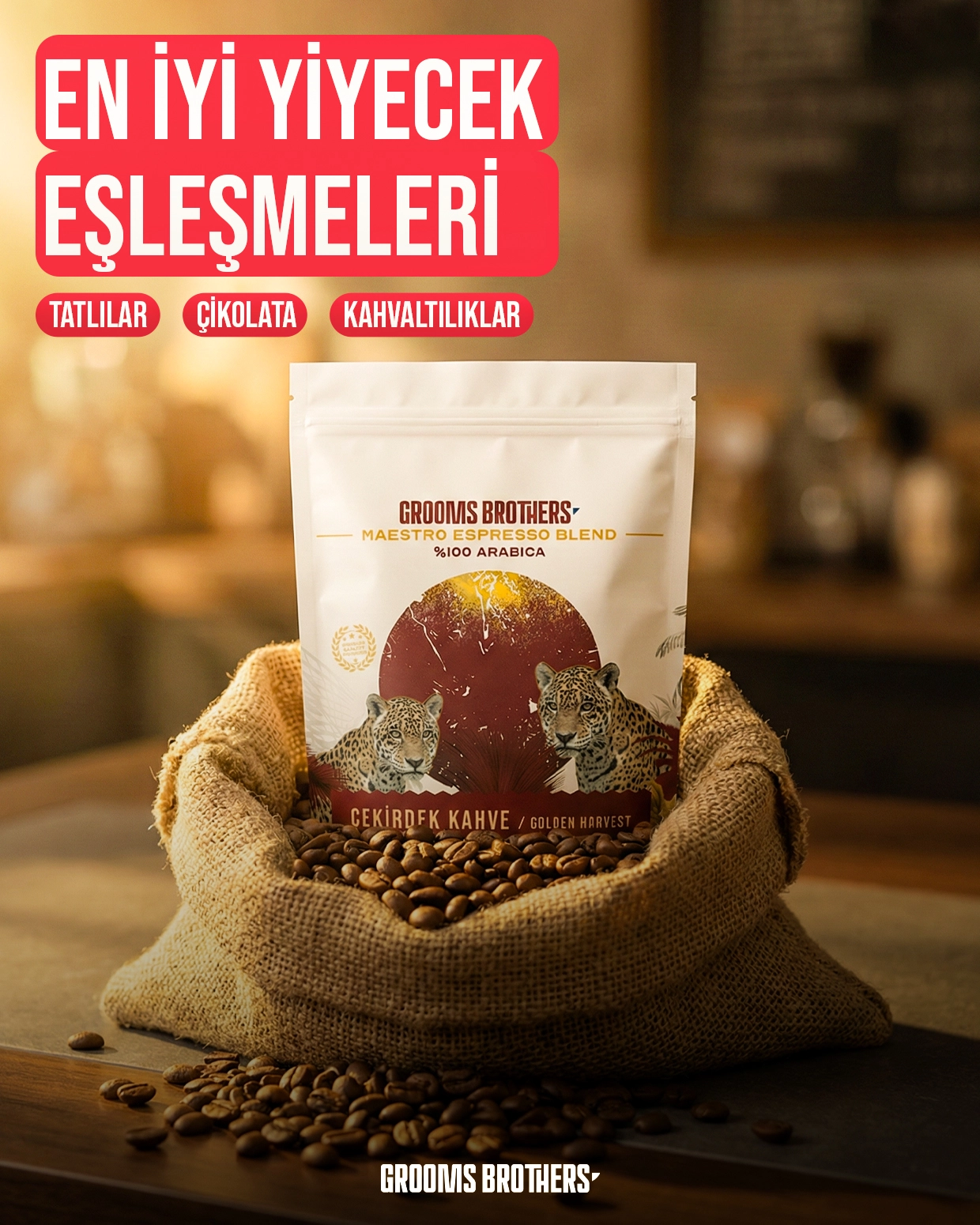 Golden Harvest Çekirdek Kahve Espresso Blend 1 KG 