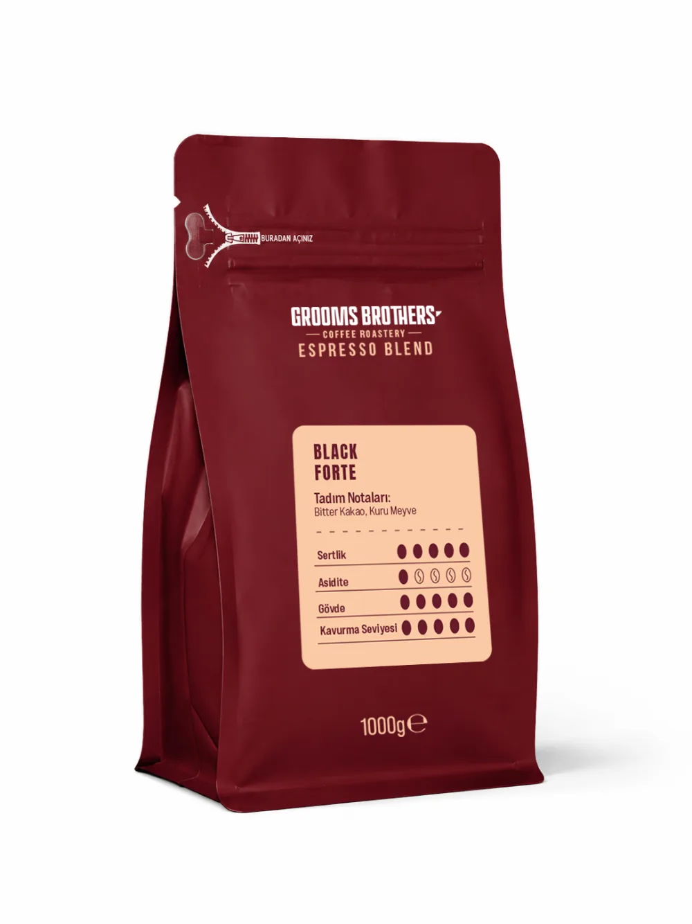 Black Forte Çekirdek Kahve Espresso Blend 1 KG